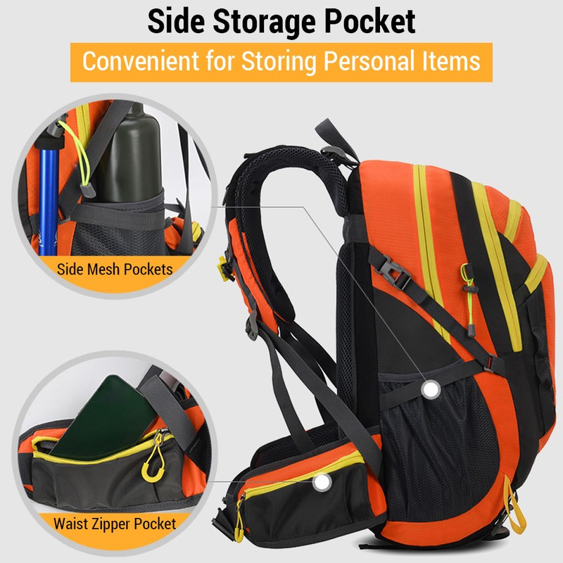 Hiking Backpack 40L Waterproof Outdoor Travel Daypack Camping Backpack for