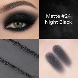 Black Single Eyeshadow, Black Matte Eyeshadow Palette