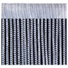 String curtain with pull-through bars, lurex-look curtain, elegant and stylish
