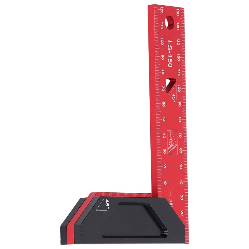 Aluminum Framing Woodworking Squares High Accuracy L Scribing Ruler with