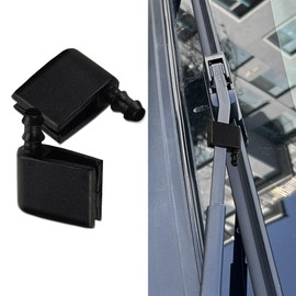 HQRNYP 2PCS Windshield Washer Wiper Arm Nozzles, Windshield Washer Sprayer, Windshield Wiper Sprayer Nozzle Replacement 47191 68017440AA, Plastic Washer Fluid Nozzle Compatible with Dodge Sprinter