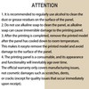 Antinsky Bambu Lab PEI Sheet Double Sided 184x184mm Flexible Magnetic