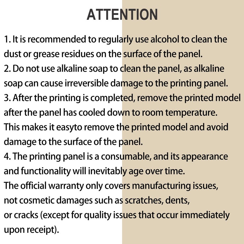 Antinsky Bambu Lab PEI Sheet Double Sided 184x184mm Flexible Magnetic