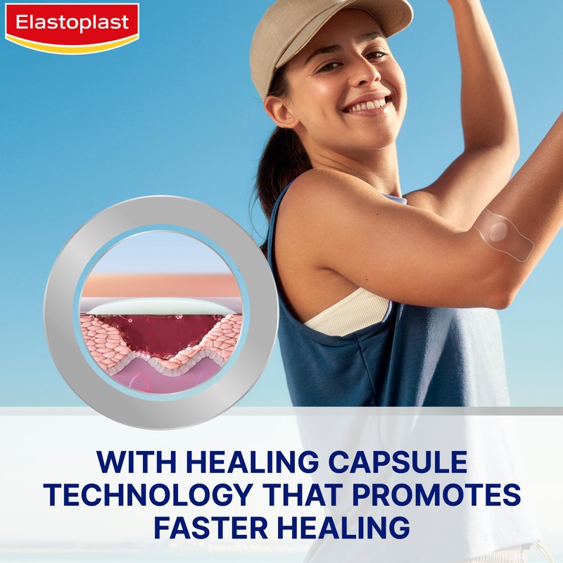 Elastoplast Second Skin Protection Hydrocolloid Patches, Ultra Thin and Flexible
