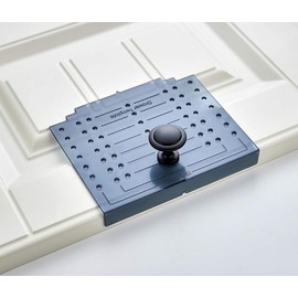 Ravinte Cabinet Door & Drawer Hardware Installation Template Kit Include Drill Bit  Mounting Template for Cabinet Knob, Cabinet Pulls - SIZE: Multiple Align Sizes to 6.25"