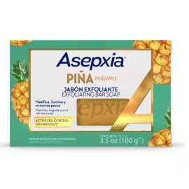 Asepxia PIÑA Jabon Barra Exfoliante 3.5 oz - 3 Bar of Asepxia Piña (Pineapple ) 3X