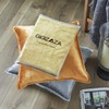 GIGIZAZA Yellow Velvet Decorative Throw Pillow Covers 22x22 Square Couch