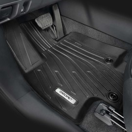 OEDRO Upgraded Floor Mats Fit for Toyota Grand Highlander 2024 2025 w/Subwoofer 7 Seat (Include Hybrid), TPE Interior Seat Back Covers and Cargo Liner Behind 3rd Row (Trunk Mat with Backrest Mat)