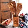 R&C 9-Piece Wooden Kitchen Utensil Set – Premium Teak Cooking