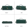 Woven Evening Bag Clutch Purses for Women Trendy Casual Leather