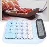 Mechanical Switch Calculator, 24 Keys Auto Sleep Desktop Large LCD