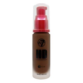 W7 | Foundation | HD Foundation - Fudge | Light to Medium Coverage, Lightweight and Long Lasting