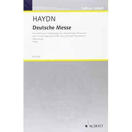 German Mass: female choir or children's choir (S or Mez) with organ. Partition.