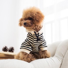 Dog Hoodies for Small Medium Large Dogs,Matching Dog and Owner Clothes Separately Sold, Striped Dog Shirts,Boy Girl Cat Dog Birthday Christmas Outfits (for Pets, XL - Chest 19.2")