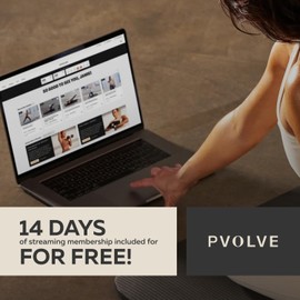 Pvolve Light Ankle Workout Bands - Home Gym Fitness Equipment to Exercise The Lower Body and Sculpt & Tone Legs, Glutes, and Core, Bone