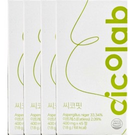 Cicolab Cicofit 400mg x 45 tablets x 4 boxes, 60-day supply / 씨코랩 씨코핏 400mg x 45정 x 4박스 60일분