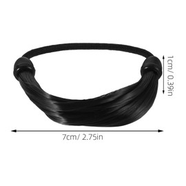 FRCOLOR 6pcs Invisible Ponytail Hair Ties High-elastic Hair Bands for Women Girls Seamless Design for Natural Look for Stylish Ponytails Discreet Styling