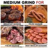 #12 Stainless Steel 3/16" Meat Grinder Plate, Heavy Duty 4.5mm