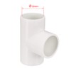 sourcing map 32mm Slip Tee PVC Pipe Fitting T-Shaped Coupling