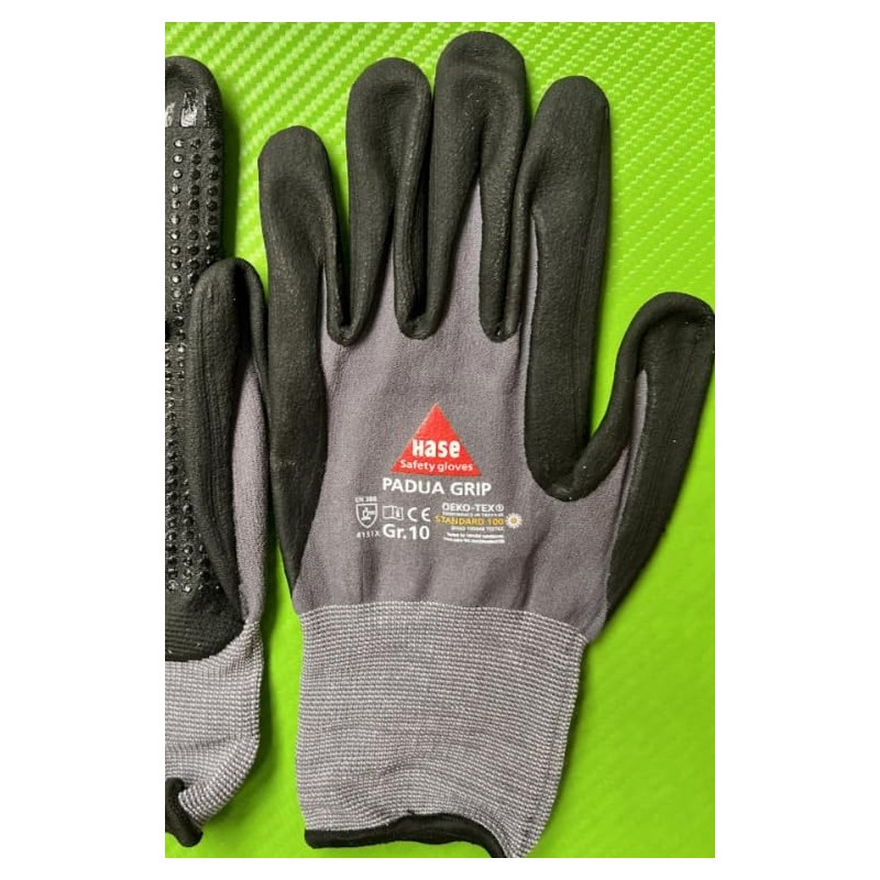 Padua Grip Work Gloves, Safety Gloves, Assembly Gloves, Nitrile Foam