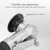 Luocute Mini Chamfering Tool, 30000RPM 45 Degree Handheld Metal Deburring