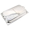 Full Size Stainless Steel Hinged Dome Cover with Handle (21.65