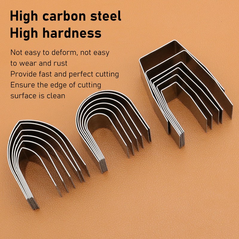 Leather Punch Mold High Carbon Steel One Piece Cutting Leather
