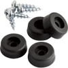 Rockler 3/4" Non-Skid Rubber Bumpers - Durable Rubber Bumper Feet