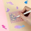 Ymapinc 4Pcs Kids Stencils for Drawing, Clear Ruler Animal-Shaped Stencils