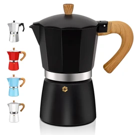 DITOSH 12 Cup Aluminum Espresso Stovetop Moka Pot Express Coffee Maker Percolator Italian Classic Mocha Coffee Machine for Italian and Cuban Cafe Brewing for Home & Camping 600ml 20oz
