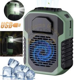 Portable Waist Fan Clip On 6000mAh Rechargeable Personal Cooling Neck Shirt Fan
