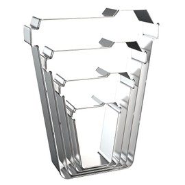 Latte Coffee Cup Cookie Cutter Set - 5 inch, 4 inch, 3 inch, 2 inch - 4 Piece Plastic Latte Cup with Lid Cookie Cutters Shapes Molds - Stainless Steel