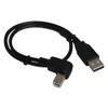 YCS basics 18 inch USB 2.0 Right Angle Printer/Scanner Cable