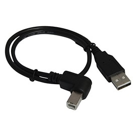 YCS basics 18 inch USB 2.0 Right Angle Printer/Scanner Cable