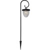 Bellota-1 LED Solar Pole Hanging Lantern Warm White LED Black