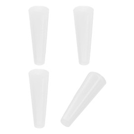 PATIKIL Tapered Shaped Solid Silicon Stopper, 5/16" Tube Rubber Stoppers Lab Plugs for Sealing Copper Pipes Bottles Vials, 8 Pcs