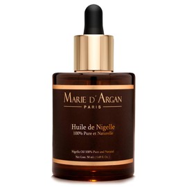 Aceite De Nigella Sativa 100% Puro | Aceite para Cabello Original Natural Orgánico Vegano Anti Caspa Anti Caída Para Cabello Y Rostro | Marie d’Argan