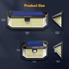 TECKNET Super Bright Solar Lights Outdoor 3 Pack, 2×231 LED