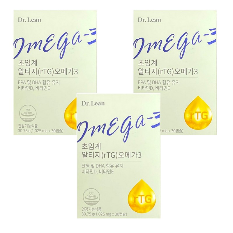 Dr. Lin Omega3 Supercritical Omega3 6 months supply / 닥터린오메가3