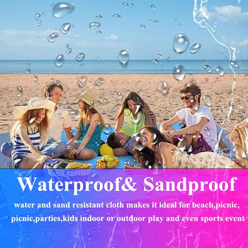 Beach Blanket Large Size 86.7 in * 70.9 in Outdoor