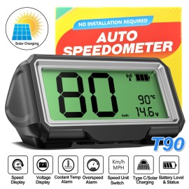 ANCEL OBD2 GPS Car HUD Gauge Digital Head Up Display Speedometer Turbo RPM Alarm Temp