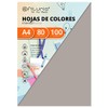 OFITURIA FAB-17749 Pack of 100 Hojas Colour Grey Tamaño A4