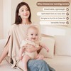 Konssy Nursing Cover for Breastfeeding, Soft & Breathable Privacy Poncho,