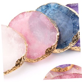 CORHAD 1pc Resin Manicure Agate Color Plate Professional Nail Art Display Tool for Blending Pigments Easy to Clean and Use for Salon and Nail Designs