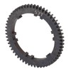 RC Gearbox Gear Black Smooth Rolling Increase Speed 57T Steel