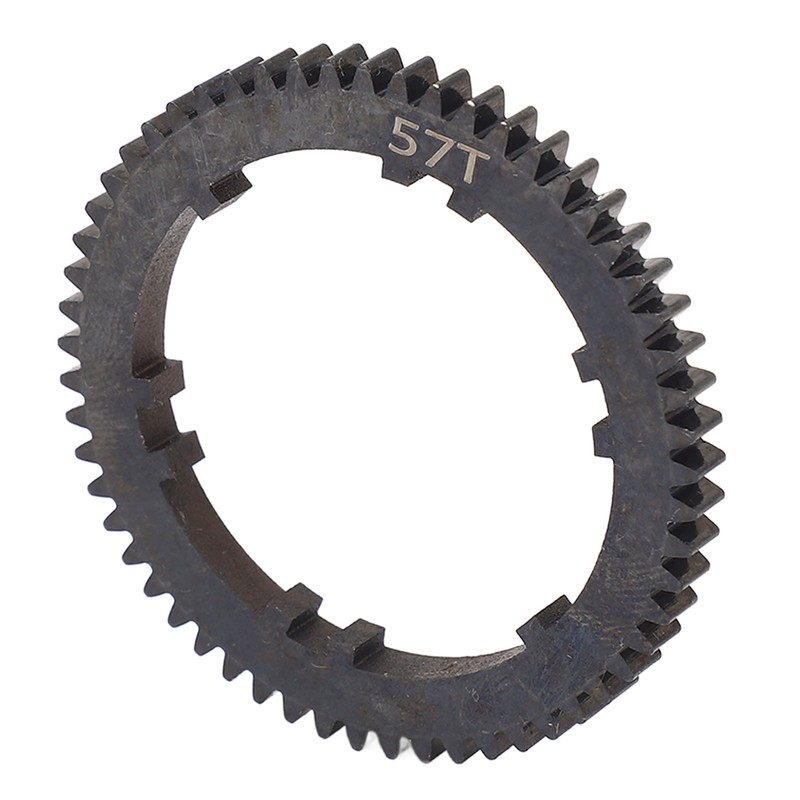 RC Gearbox Gear Black Smooth Rolling Increase Speed 57T Steel