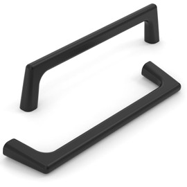KNOKLOCK 10 Pack 5 Inch(128mm) Kitchen Cabinet Handles Matte Black Cabinet Pulls Kitchen Cabinet Hardware Drawer Pulls for Cupboard Wardrobe