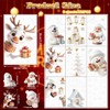 150PCS Christmas Window Clings, 9 Sheet Christmas Window Stickers Santa