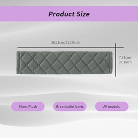 RGOAANC 2PCS Seat Belt Cover Pad, Seatbelt Cushion, Seat Belt Protector Helps Protect You Neck and Shoulder, Universal Car Accessories Seat Belt Shoulder Strap Covers Harness Pad for Car/Bag (Gray)