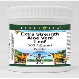 Extra Strength Aloe Vera Leaf 200:1 Extract Powder (4 oz, ZIN: 514072) - 3 Pack